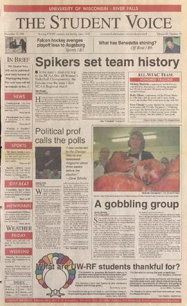The Student Voice, November 19, 1998.