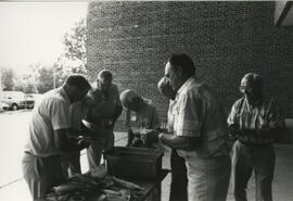 Men Shucking Corn, 1988.