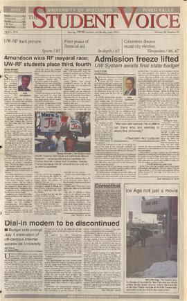 The Student Voice, April 4, 2002.