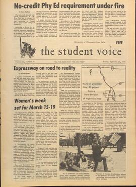 The Student Voice, February 20, 1976.