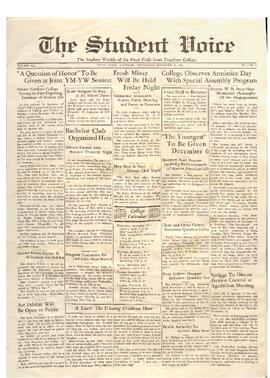 The Student Voice, November 14, 1934