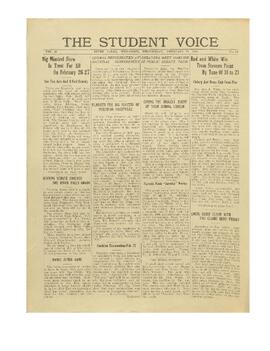 The Student Voice February 17, 1926.
