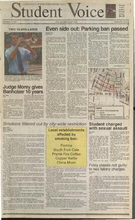 The Student Voice, September 12, 2003.