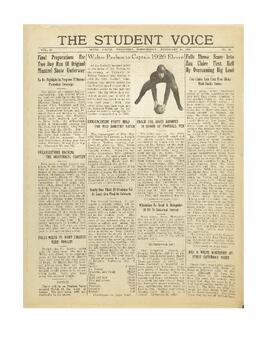The Student Voice February 24, 1926.