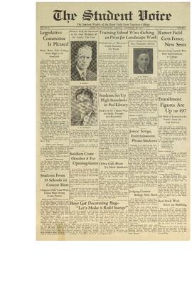 The Student Voice September 30, 1930.