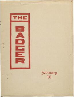 Normal Badger, Febuary 1910