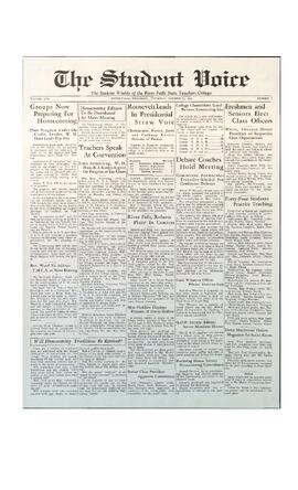 The Student Voice, October 13, 1932