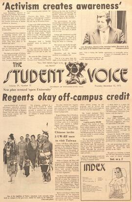 The Student Voice, December 13, 1973.