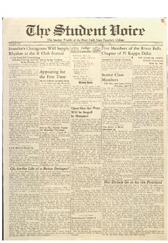 The Student Voice, April 6, 1938