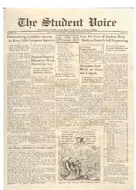 The Student Voice, November 7, 1934