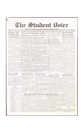 The Student Voice, November 8, 1939.