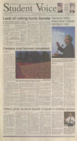 The Student Voice, October 29, 2004.