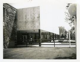 Completed addition to the library, 1969.