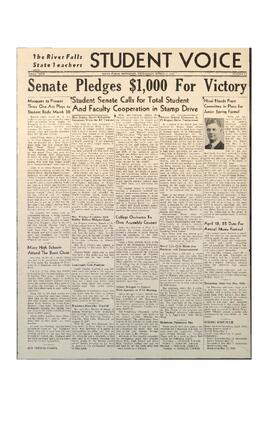 The Student Voice, March 25, 1942.