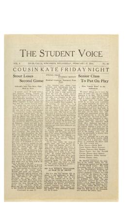 The Student Voice, February 27, 1924