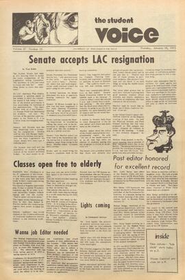 The Student Voice, January 18, 1973.