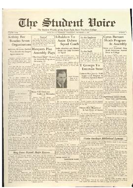 The Student Voice, November 8, 1933