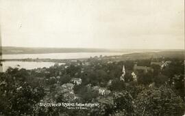 Aerial view of residences, Hudson, Wisconsin