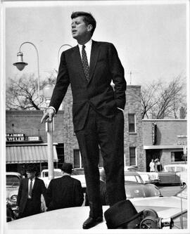 John F. Kennedy visit to River Falls, March 1960