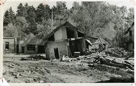 Post-flood damage, Spring Valley, Wisconsin