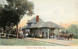 Train depot, River Falls, Wisconsin