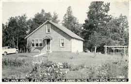 Main house at Frederick's Yellow Cabins Resort on the Yellow River, Danbury, Wisconsin