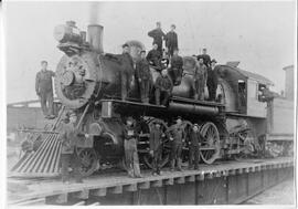 Hudson: railroads, road engine, before 1910