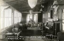 Veranda, Yellow Lake Lodge, Webster, Wisconsin