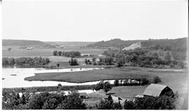 River Falls: views, miscellaneous, general, looking north from Roscrow Hill, undated