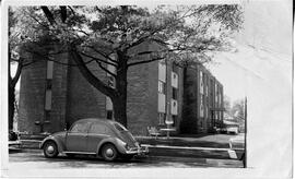 Apartments at Spring and 3rd (Third) Street in River Falls, circa 1976