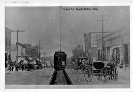 Ellsworth: Views, miscellaneous, street car was added to the picture, circa 1890s