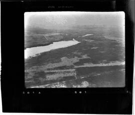 Burnett County: Views, lakes, Clam River, Backwater area, circa 1940