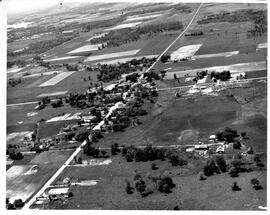 Falun: Views, aerial, Burnett County, circa 1940