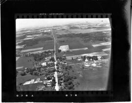 Burnett County: Views, miscellaneous, Falun WIS, aerial, highway 70, Wood River & Daniels Tow...