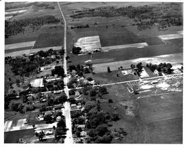 Falun: Views, aerial, Burnett County, circa 1940