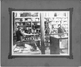 Dresser (L. S.) Store, Centuria Wisconsin: Mrs. M. S. Dresser and Susie Robinson Seed, undated