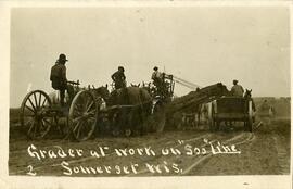 Grader at work on 'Soo' Line, Somerset, Wisconsin