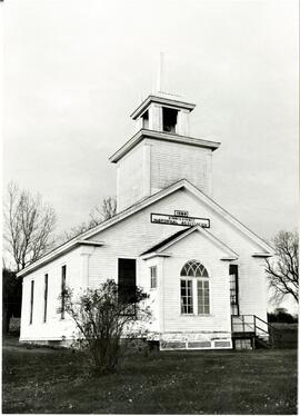 St. Croix County: Kinnickinnic Township, Kinnickinnic church, exterior, undated