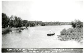 Clam Lake narrows, Frederic, Wisconsin