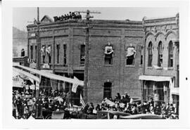 Patriot Day on Main Street in River Falls, April 27, 1917