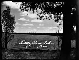 Burnett County: Meenon Township, Siren WIS, Little Clam Lake, circa 1940