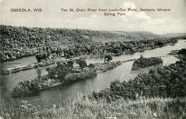 Osceola, Wisconsin : The St. Croix River from Look-Out Point