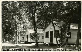 Boys cabins at the Wisconsin Baptist Assembly, Wood Lake, P.O. Grantsburg, Wisconsin