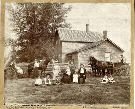 Spring Valley: People, Nick Erickson farm, 24 June 1987