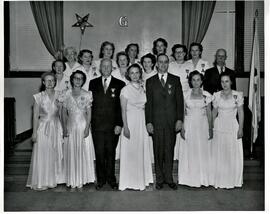 Hudson: organizations, Eastern Star officers, circa 1950s