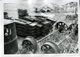 Prescott: railroads and depots, tie plates, extra wheels, and other miscellaneous equipment, undated