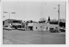 East side of Main Street and Locust Street in River Falls, 1976