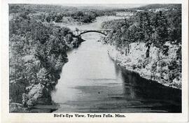 Souvenir postcards from the Dalles area of the St. Croix River near St. Croix Falls, Wisconsin, a...