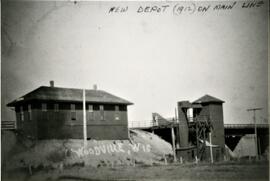 Woodville: miscellaneous, railroads, depot, 1912