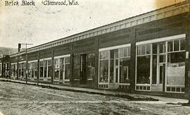 Brick block, Glenwood, Wisconsin